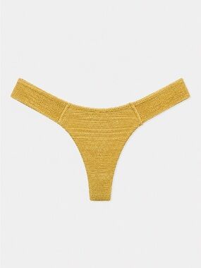 NWOT Montce Goldie Micro Scrunch Uno Added Coverage Bikini Bottom, Size S